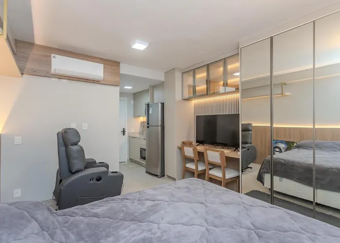 Apartamento Loft Moderno Cyrela Connect Por Do Sol Vista Guaiba 14º *
