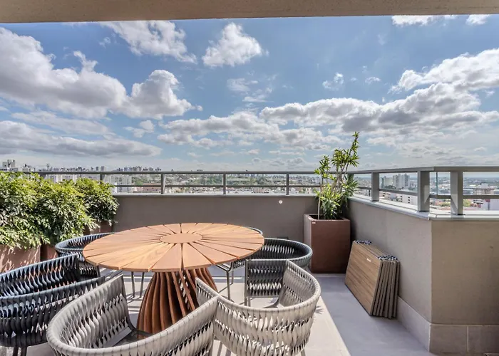 Loft Moderno Cyrela Connect Por Do Sol Vista Guaiba 14º Apartamento Porto Alegre