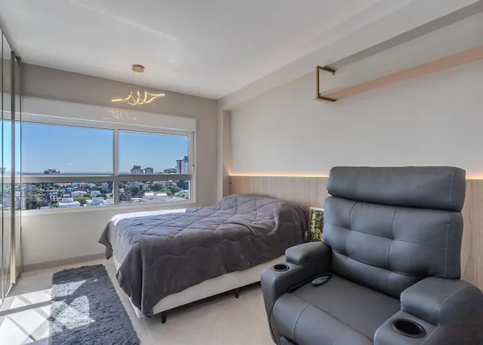 Loft Moderno Cyrela Connect Por Do Sol Vista Guaiba 14º Apartamento *