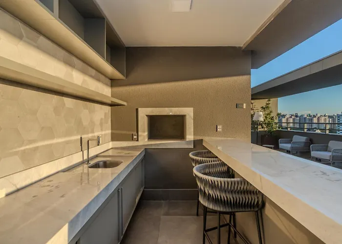 Apartamento Loft Moderno Cyrela Connect Por Do Sol Vista Guaiba 14º *
